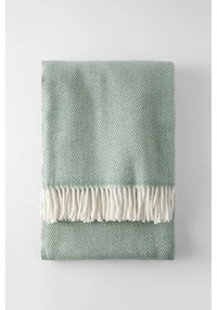 Светлозелено каре със съдържание на памук , 140 x 180 cm Skyline - Euromant