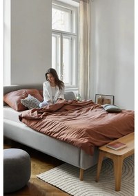 Бежово двойно легло с решетка и място за съхранение , 180 x 200 cm Lotte - Meise Möbel