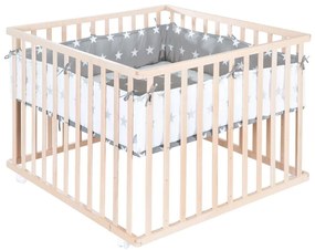 Кошара за игра в естествен цвят 100x100 cm - Roba