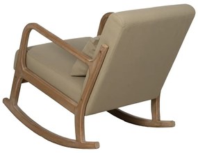 Бежово люлеещо се кресло Weave – Ixia