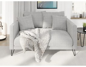 Светлосив шенилов диван 140 cm Freya – Ropez