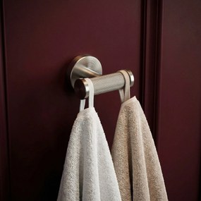 Двойна закачалка 6612 Modern Brush Nickel