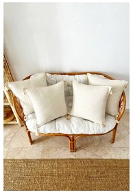 Kомплект от 4 калъфки за възглавници от органичен памук 43x43 cm Natural - Mila Home