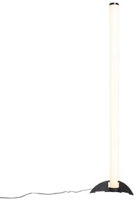 Подова лампа черна димируема в Келвин с дистанционно управление - Bomba