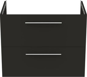 Антрацитен стенен шкаф за мивка 80x63 cm i.Life B – Ideal Standard