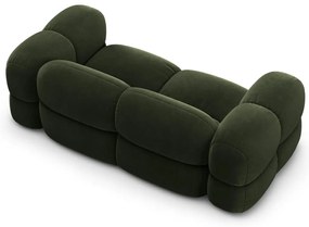 Зелен кадифен диван 210 cm Loretto – Cosmopolitan Design