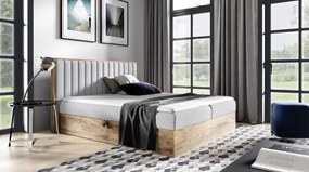 Тапицирано легло Wood 4-Gkri Anoixto-180 x 200