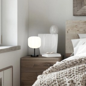 Japandi настолна лампа черна с бяло - Madleine