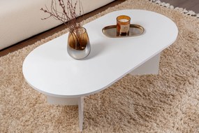 Кафе маса Sable, цвят Бял
