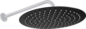 Дъждов душ Rea Black Matt 25cm