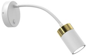 Гъвкава лампа JOKER 1xGU10/8W/230V бяла/златиста