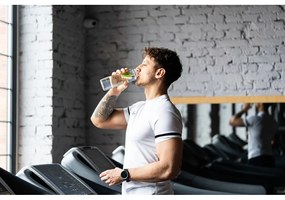 Черна стъклена бутилка 540 ml Fuori – Vialli Design