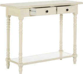 Конзолна маса от масивен бор в цвят слонова кост 35x96 cm Heritage – Premier Housewares