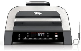 Електрическа скара 6в1 Ninja Foodi Smart DG551EU, 1760W, 6 режима на готвене, Фритюрник 4 л, Съд за готвене 4 л, Грил, 260C MAX, Инокс/черен