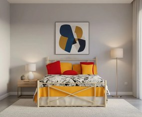 Легло Orion-140x190-Ecru-Με ποδαρικό