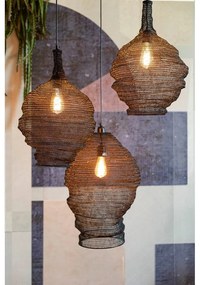 Черно висящо осветително тяло , ø 48 cm Lena - White Label