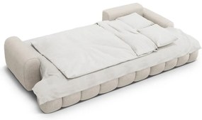 Бежов сгъваем/с място за съхранение ъглов диван (десен ъгъл) Linz – Cosmopolitan Design