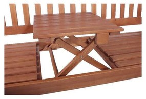 Градинска пейка с маса за съхранение от евкалиптово дърво ADDU Phuket - Garden Pleasure