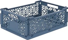 Детска сгъваема щайга atmosphera, Arry, Син, 40×30×15 cm