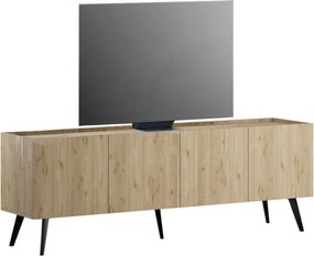 Меламинов ТВ модул Luna в дъбов цвят 180x41x62см.