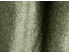 Зелено тапицирано двойно легло с място за съхранение с включена подматрачна рамка 160x200 cm Lupine – Micadoni Home