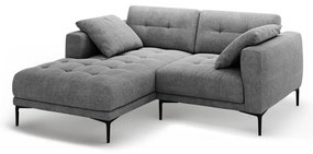 Сив ъглов диван (ляв ъгъл) Bemy – Micadoni