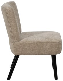 Бежово шенилово кресло – Ixia