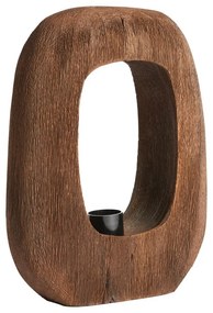 Кафява настолна лампа (височина 30 cm) Kelafo – Light &amp; Living