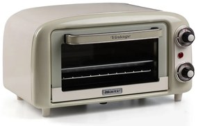 Електрическа фурна Ariete VINTAGE 3919/03, 800W, 10 л, 3 режима, До 230°C, Двойно термо стъкло, Таймер 60 мин, Бежов
