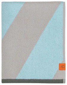 Кърпа от органичен памук от тери в цвят мента 50x90 cm Diagonal – Mette Ditmer Denmark