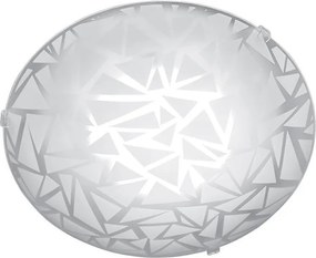Плафониера ВИТРАЖ LED, ø300, бял мат, 18W, 4000K