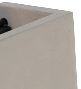 Индустриална бетонна стенна лампа със светлинен ефект - Meave