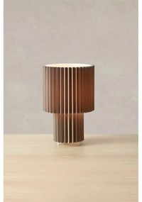 Сива настолна лампа с текстилен абажур (височина 32 cm) Catis – Markslöjd