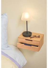 Висящо нощно шкафче с рафтове от дъб в естествен цвят AtHand - Hübsch