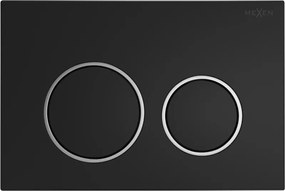 Mexen Fenix Air 07 XS пневматичен бутон за промиване, черен - 6A0703