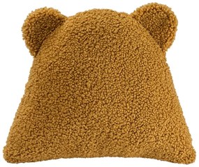 Кафява детска възглавница за диван от букле Bear – Wigiwama
