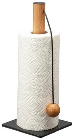 Черна стойка за кухненска хартия ø 13 cm Bull – LIND DNA