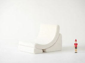 Кремав детски стол от букле Moon – Wigiwama