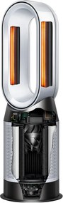 Пречиствател въздух 2в1 Dyson Purifier Hot+Cool HP1 544826-01, Отоплител, 50W, 30 м2, 287 l/s, 10 скорости, Air Multiplier™, Wi-Fi, Bluetooth, Осцилация, Бял/сребрист