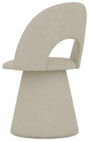 Бежов тапициран трапезен стол Kalo – Makamii