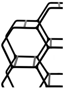 Черна метална стойка за вино за 12 бутилки Salbris - Light &amp; Living