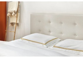 Бежово тапицирано двойно легло с решетка 180x200 cm Rory - Bobochic Paris