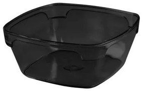 Rubikap - Поликарбонатна купичка квадратна без капак черна 11x11xh4.8см 300мл (SB.D11B)
