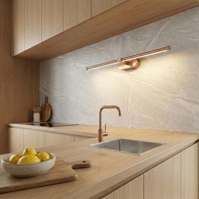 LED аплик за баня APP1896-1W 60 cm BRUSH COPPER