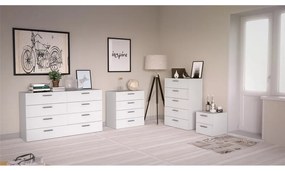 Бяло нощно шкафче Pepe - Tvilum