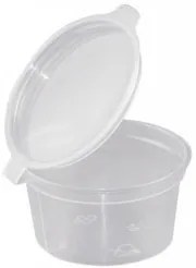 Plast Port - Пластмасова мини купичка за сос с капаче 30мл 1OZ  50бр(GSD-30)