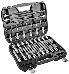Комплект битове Torx 1/2" 38 бр. 08-710