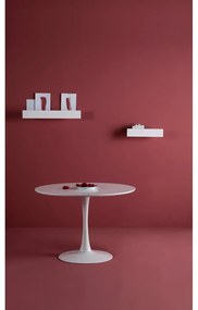 Кръгла бяла маса за хранене , ⌀ 110 cm Oda - Marckeric