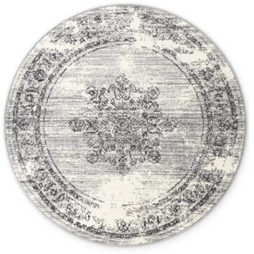 Сиво-кремав кръгъл килим ø 120 cm Gloria Lydia – Hanse Home