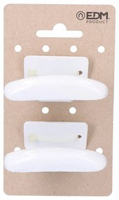 Door Hanger EDM 2 броя Облекло Стомана Бял